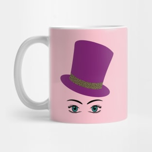 Woman in Pink Top Hat Mug